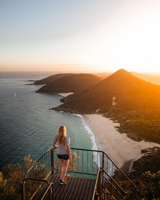 The+views+of+Zenith+Beach+from+the+Tomaree+Head+Summit+Walk